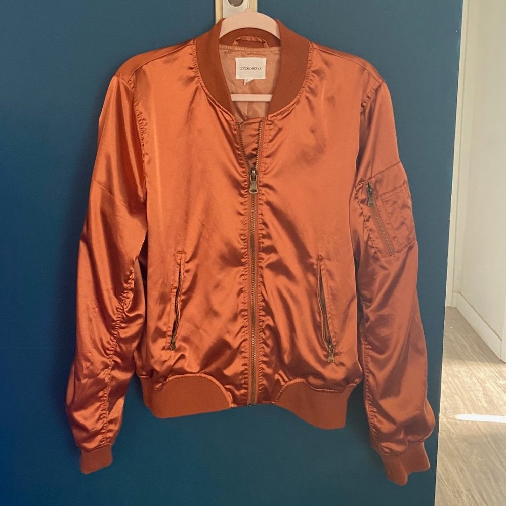 Cotton Candy LA Bomber Jacker